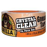 Gorilla 6060002 Tape, 18 yd L, 1.88 in W, Clear