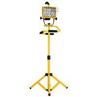PowerZone ORHLT5006 Work Light, 1-Lamp, Halogen Lamp, 8000 Lumens, Yellow