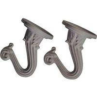 Landscapers Select GB0423L Ceiling Hook, 1-17/32 in H, Zinc, White, Ceiling Mount Mounting
