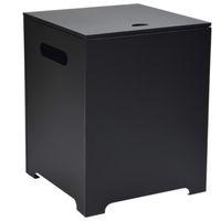 Seasonal Trends 66744 HideAway Propane Tank, Black
