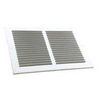 Imperial RG0455 Sidewall Grille, 16 in L, 8 in W, Rectangle, Steel, White