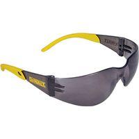 DEWALT DPG54-2C Safety Glasses, Smoke Lens, Black/Yellow Frame, Polycarbonate Lens, Plastic Frame