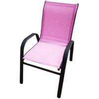 Seasonal Trends 50482 Kiddy Stack Chair, 2 to 6 years, Bright Pink, 23.03 in OAH