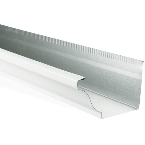 ALUM. GUTTER 5IN X 10 FT. WHITE (10/CTN)