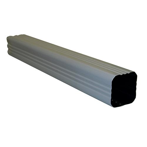 ALUM. DOWNSPOUT 2.5" X 2.5" X 9'10" CHOC. BROWN (15/CTN)