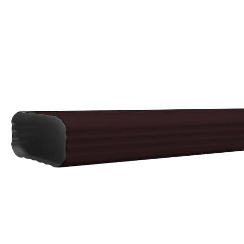 ALUM. DOWNSPOUT 2" X 3" X 9'10" CHOC. BROWN