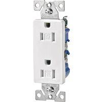 WHITE DUPLEX RECEPTACLE