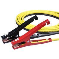 ProSource 041602 Booster Cable, 4 AWG Wire, 4-Conductor, Clamp, Clamp, Stranded, Yellow/Black Sheath