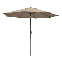 Seasonal Trends 60036 Crank Umbrella, 92.9 in H, 107.9 in W Canopy, 107.9 in L Canopy, Round Canopy, Steel Frame