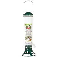 Perky-Pet 5141-2 Wild Bird Feeder, 18-7/64 in H, 3.5 lb, Metal, Clear, Hanging Mounting