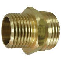 Landscapers Select PMB-469LFBC Hose Adapter, 3/4 x 1/2 in, MHT x MIP, Brass, Brass, For: Garden Hose