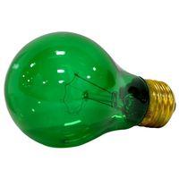 Sylvania 11714 Incandescent Bulb, C-9 Filament, Green Lamp, 2.375 in Dia x 3.938 in L Dimensions, 25 W, A19 Lamp