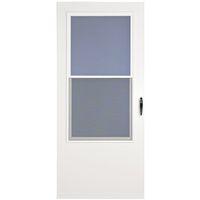 Larson 029832U Single-Vent Storm Door, 36 in W, 81 in H, White