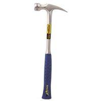 Estwing E3-24SM Hammer, 24 oz Head, Framing, Rip, Claw, Milled Head, Steel Head, 16 in OAL