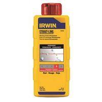 Irwin STRAIT-LINE 64902 Marking Chalk Refill, Red, Permanent