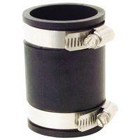 Fernco 1056 Series 1056-150 Flexible Pipe Coupling, 1-1/2 in, PVC, 4.3 psi Pressure