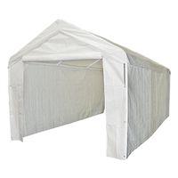 Seasonal Trends 12000211010 Sidewall/Enclosure Kit, 10 ft W Exterior, 20 ft D Exterior, 6 ft H Exterior, Rectangle, White