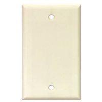 Arrow Hart 2129 2129W-BOX Wallplate, 4.95 in L, 2-3/4 in W, 0.08 in Thick, 1 -Gang, Polycarbonate, White