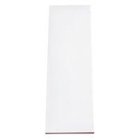 Knape & Vogt 1980 WH 8X24 Series Shelf Board, 24 in L, 8 in W, White, For: KV Standard/Bracket Shelving Systems