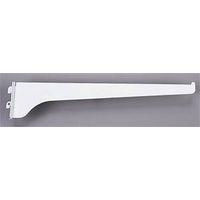 Knape & Vogt 180 WH 8 Shelf Bracket, 8 in L, Steel, Powder-Coated, White