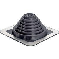 Hercules Master Flash Series 14053 Roof Flashing, 10 in OAL, 10 in OAW, Thermoplastic