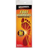 Grabber Warmers FWSMES Non-Toxic Foot Warmer, Specifications: 95 deg F Average, 5 hr Continuous Warmth, S/M Size
