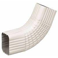 Amerimax 27065 Gutter Side Elbow, Downspout Gutter, Aluminum, White
