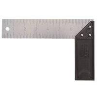 STANLEY 46-502 Tri-Miter Square, 1/16 in Graduation, Aluminum/Plastic, 8 in Blade L, 1-1/2 in Blade W, SAE, Metric