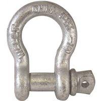 Fehr 5/8 Anchor Shackle, 5/8 in Trade, 2.25 ton Working Load, Commercial Grade, Steel, Galvanized