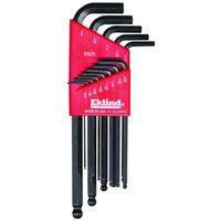 Eklind 13213 Hex Key Set, Includes: 0.05 to 3/8 in Keys, 13-Piece, Steel, Black