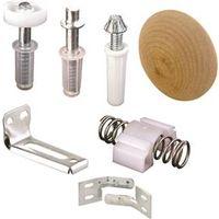 Prime-Line N 7283 Bi-Fold Door Repair Kit, Nylon/Steel, For: Top Tracks