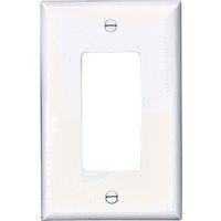 WALL PLATE 1 GANG DECR MID WHT