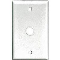 Eaton Wiring Devices 2128 2128W-BOX Wallplate, 4-1/2 in L, 2-3/4 in W, 1 -Gang, Thermoset, White, High-Gloss