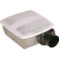 Air King AS70 Exhaust Fan, 7-1/4 in L, 7-1/4 in W, 0.9 A, 120 V, 1-Speed, 70 cfm Air, Metal, White
