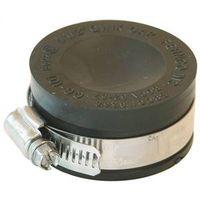 Fernco QC-101 Pipe Cap, 1-1/2 in, Slip-Joint, PVC Body, 4.3 psi Pressure