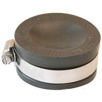 Fernco QC-102 Pipe Cap, 2 in, Slip-Joint, PVC Body, 4.3 psi Pressure