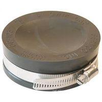 Fernco QC-103 Pipe Cap, 3 in, Slip-Joint, PVC Body, 4.3 psi Pressure