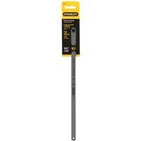STANLEY 15-824A Hacksaw Blade, 12 in L, 24 TPI, Steel Cutting Edge