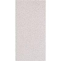 USG Fifth Avenue 220 Ceiling Panel, 4 ft L, 2 ft W, 5/8 in Thick, Mineral Fiber, White