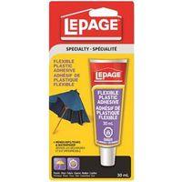 LePage 393915 Plastic Adhesive, Cream, 30 mL Carded Tube