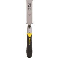 STANLEY 20-331 Pull Saw, 4-3/4 in L Blade, 22 TPI, Cushion Grip Handle, Plastic/Rubber Handle