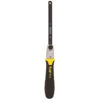 STANLEY 20-220 Handsaw, 5 in Reciprocal, 10 in Hack L Blade, 10 Reciprocal, 24 Hack TPI, Steel Blade