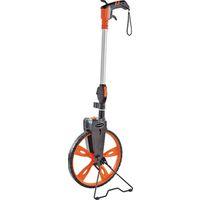 Keson RRT12 Measuring Wheel, 10,000 ft, 12 in Wheel, ABS Wheel, ABS, Orange
