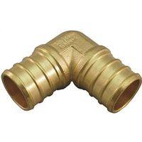 Apollo CPXE34345PK Pipe Elbow, 3/4 in, 90 deg Angle, Brass
