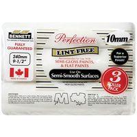 Bennett 3PK LF-10MM Roller Refill, 10 mm Thick Nap, 240 mm L, Fabric Cover