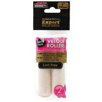 Bennett 2X4 VELOUR Roller Refill, 100 mm L, Velour Cover