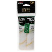 Bennett 2X6 Y/S Roller Refill, 5 mm Thick Nap, 150 mm L, Fabric Cover