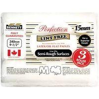 Bennett 3PK LF-15 Roller Refill, 15 mm Thick Nap, 240 mm L, Fabric Cover