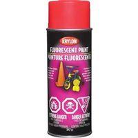 Krylon 43101 Fluorescent Spray Paint, Red Orange, 11 oz, Can