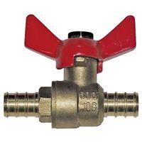 BALL VAL 1/2IN PEX BRS